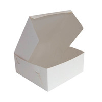 Cake Box White 8x8x2.5 Inch