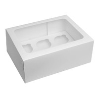 Cupcake Box 6 with Insert ctn/100