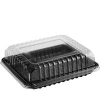 Cake Pack Med Utility Combo Black base/Clear Lid