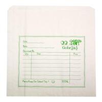 Paper School Bag White 240x240mm (2lb)