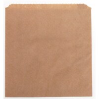 Paper Bag Greaseproof Brown 200x205mm (1lb)