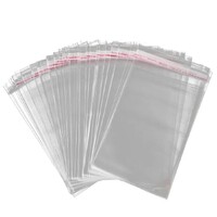 Resealable Cello Bag 100x180mm pkt/100