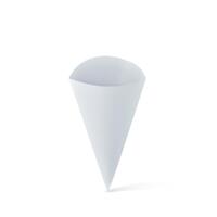 Food Cone Small White