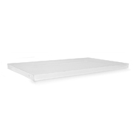 Rectangular Catering Tray Clear Large Lid RPET