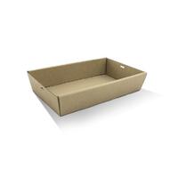 Rectangular Catering Tray Kraft Medium 50mm High