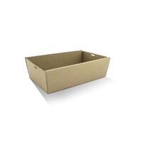 Rectangular Catering Tray Kraft Medium 80mm High