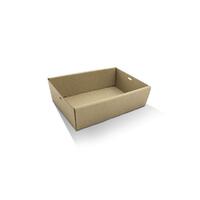 Rectangular Catering Tray Kraft Small 50mm High