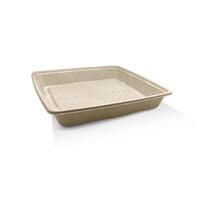 Sugarcane Platter Unbleached 12 Inch