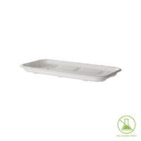 Sugarcane Produce & Meat Tray 8.57x4.77 Inch