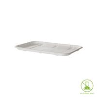 Sugarcane Produce & Meat Tray 8.5x6 Inch