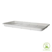 Sugarcane Produce & Meat Tray 11.02x6.02 Inch