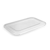 Sugarcane Tray RPET Lid To Suit 4 Compartment