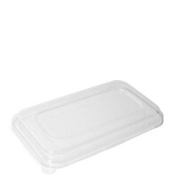 RPET Clear Lid To Suit Paperboard Rectangular Container 500-1000ml