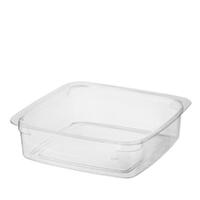 Portion Control Plastic Container Square 125ml