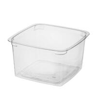 Portion Control Plastic Container Square 300ml