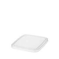 Portion Control Plastic Container Square Lid To Suit 125-300ml