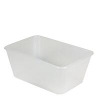 Container PP Freezer Grade Translucent Takeaway Rectangular 950ml