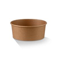 Salad Bowl PLA Coated 32oz (946ml) Kraft