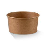 Salad Bowl PLA Coated 36oz (1065ml) Kraft