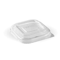 Sugarcane Square Container 280-630ml RPET Lid (BioPak)