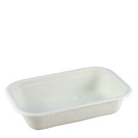 Sugarcane Container Rectangular 650ml