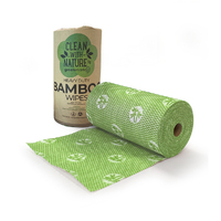 Bamboo Wipes H/Duty Green