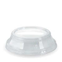 Clear Plastic RPET Raised Lid To Suit 300-700ml 