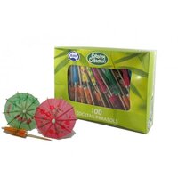 Cocktail Umbrella Parasols Assorted Colours pkt/100