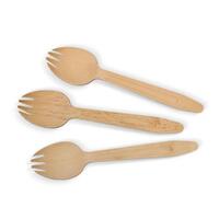 Wooden Spork 165mm