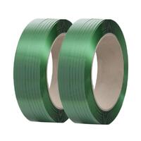 PET Strap Embossed Green 16x0.9mm x 1200m 550kg Roll