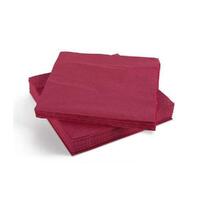 Dinner Napkins QTR Fold 2 Ply Burgundy