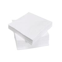 Dinner Napkins Quilted QTR Fold 2 Ply White