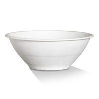 Sugarcane Bowl Round White Fibre 40oz