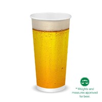 Paper Cold Beer Cup 600ml / 20oz (BioPak) 