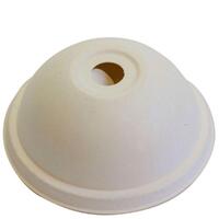 Paper Cold Cup Dome Lid Bagasse White 90mm