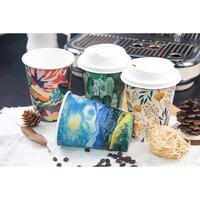 Paper Hot Cup PLA Double Wall Art Series 12oz