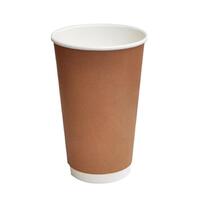 Paper Hot Cup PLA Double Wall Brown 16oz