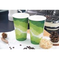 Paper Hot Cup PLA Single Wall Art Series 16oz