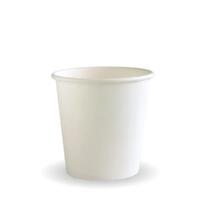 Paper Hot Cup PLA Single Wall White 4oz