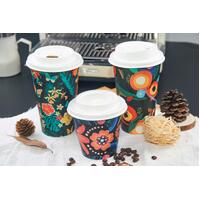 Paper Hot Cup PLA Double Wall Art Series 8oz