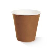 Paper Hot Cup PLA Single Wall Brown 8oz