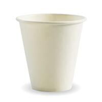 Paper Hot Cup PLA Single Wall White 8oz (ECO GO)