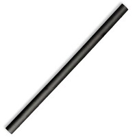 Paper Straw Jumbo Black 10x240mm (BioPak) 