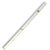 Paper Straw Jumbo White 10x240mm (BioPak) 