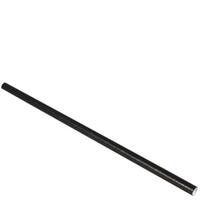 Paper Straw Jumbo Black 8x235mm