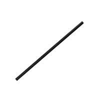 Paper Straw Regular Black 6x200mm