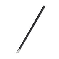 Paper Straw Spoon Black 8x210mm