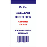 Docket Book Carbonless Duplicate Medium 50 Pages