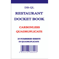 Docket Book Carbonless Quadruplicate Large 25 Pages