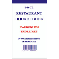 Docket Book Carbonless Triplicate Large 50 Pages